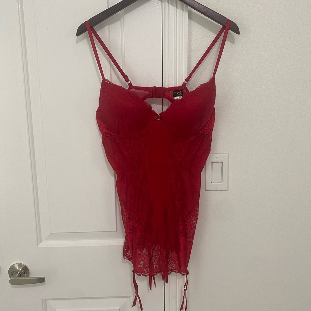 seductive wear cinema etoile Red Lace XL New Without Tags